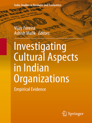cover image of Investigating Cultural Aspects in Indian Organizations